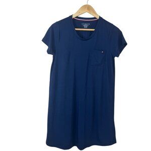 Tommy Hilfiger Sleepwear Navy Blue Sleep Shirt Women's Small Loungewear PJ Night